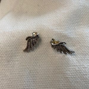 Pandora Sparkling Angel Wing Earrings